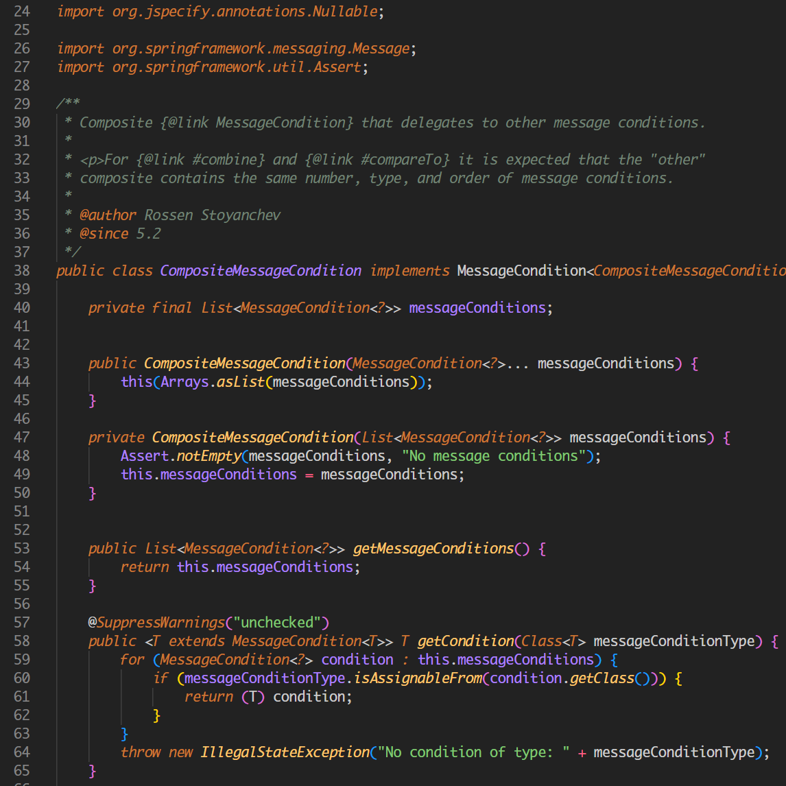 Java example